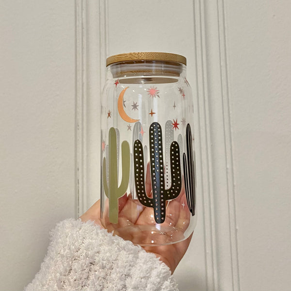 Desert Moonlight Glass Tumbler