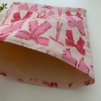 Pink Bows Booksleeve Cover