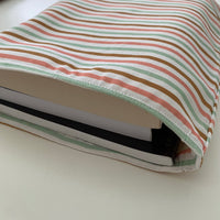 Multi Stripe Booksleeve Cover