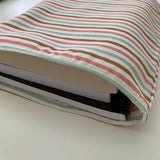 Multi Stripe Booksleeve Cover