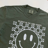 Smiles Checkered T-shirt