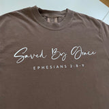 Saved By Grace T-shirt Mocha