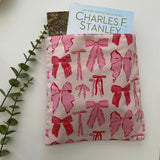 Pink Bows Booksleeve Cover