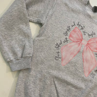 Proverbs Pink Bow Crewneck Sweatshirt