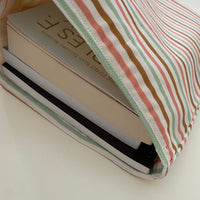 Multi Stripe Booksleeve Cover