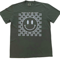 Smiles Checkered T-shirt