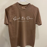 Saved By Grace T-shirt Mocha