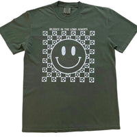 Smiles Checkered T-shirt