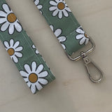 Green Daisies Keychain