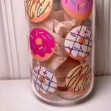 Donuts Glass Tumbler