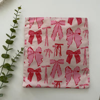 Pink Bows Booksleeve Cover