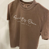 Saved By Grace T-shirt Mocha