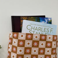 Boho Checkered Booksleeve