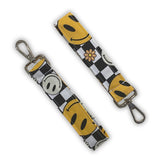 Checkered Smiles Keychain