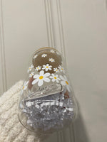 Simple Daisies Glass Tumbler Cup