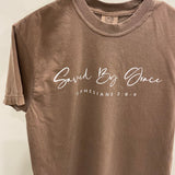 Saved By Grace T-shirt Mocha