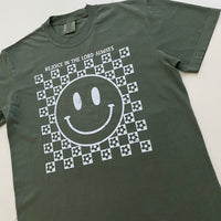 Smiles Checkered T-shirt