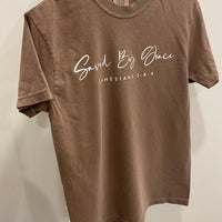 Saved By Grace T-shirt Mocha