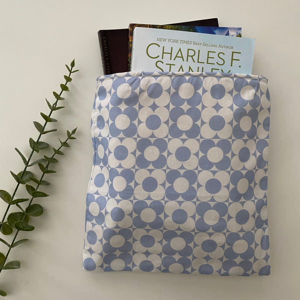 Blue Floral Booksleeve