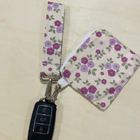 Purple Lilac Keychain Set