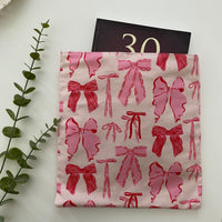 Pink Bows Booksleeve Cover