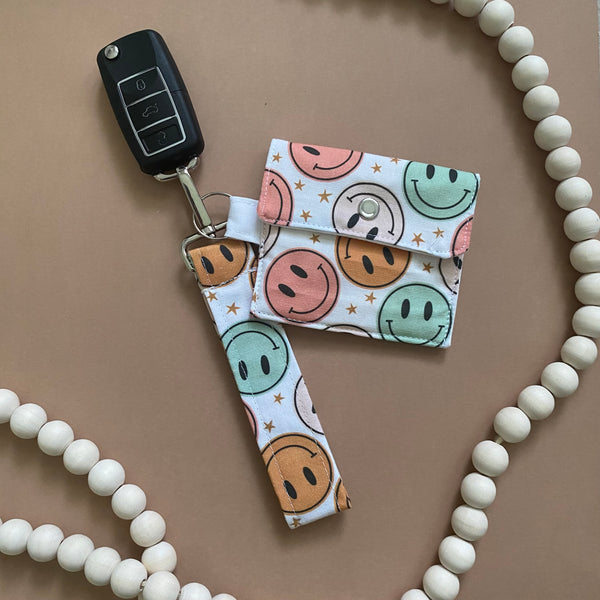 Keychain and Mini Wallet Pouch
