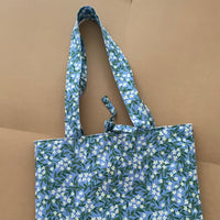 Aqua Blue Tote Bag
