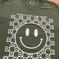 Smiles Checkered T-shirt