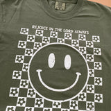 Smiles Checkered T-shirt