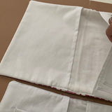 Burgundy Plaid Bible Cover