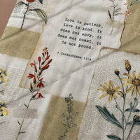 Bible Cover with Corinthians Verse