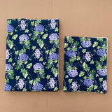 Bible Cover Sleeve Navy Floral
