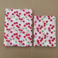 Bible Cover with Cherries Red Pink