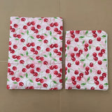 Bible Cover with Cherries Red Pink