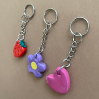 Keychain Charm Ring