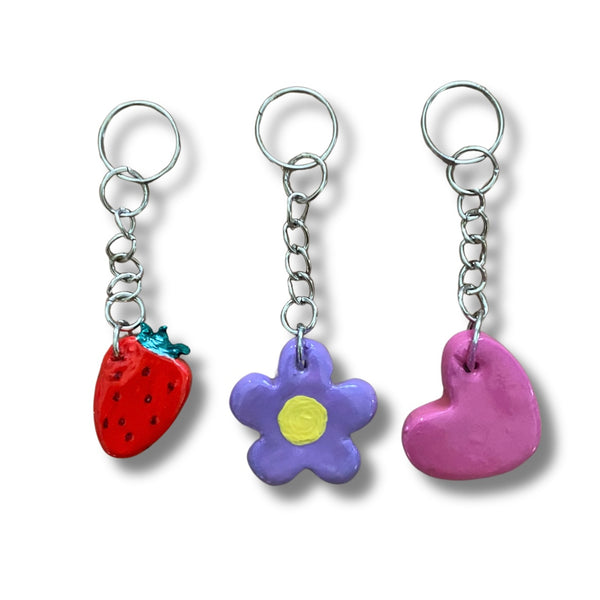 Keychain Charm Ring