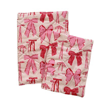 Bible Cover Sleeve, Handmade Pink Bows