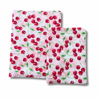 Bible Cover with Cherries Red Pink